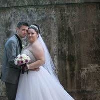 Bride and groom portrait